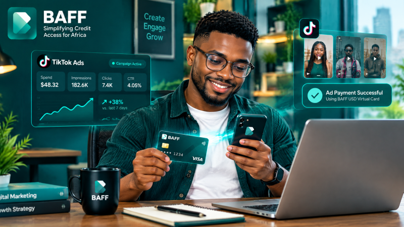 Best Virtual Card for TikTok Ads in Nigeria: Use BAFF