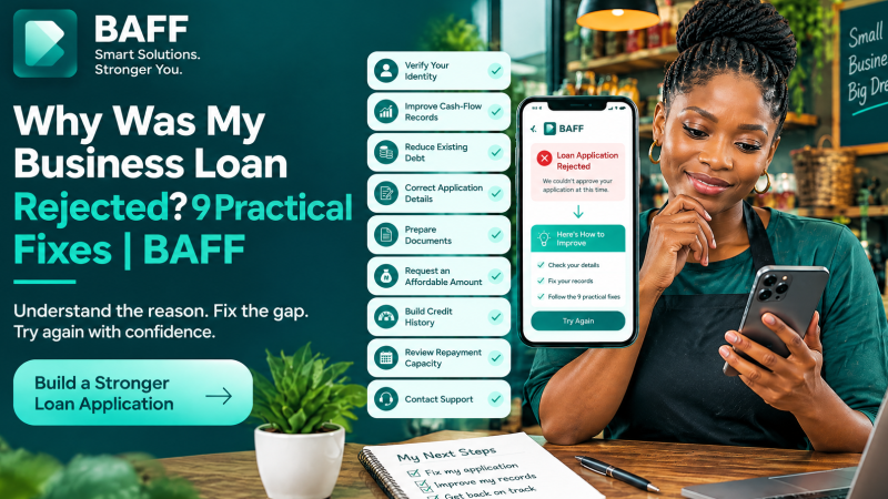 A rejection is not the end. Find causes, practical fixes, and responsible next steps for Nigerian traders, freelancers, and small businesses.