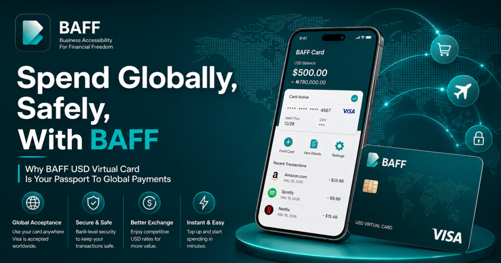 BAFF USD Virtual Card: Safe Global Payments from Nigeria